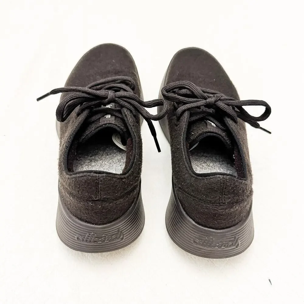Allbirds Women's WR2 Black Ultra Merino Wool Comfort Sneaker Size 8